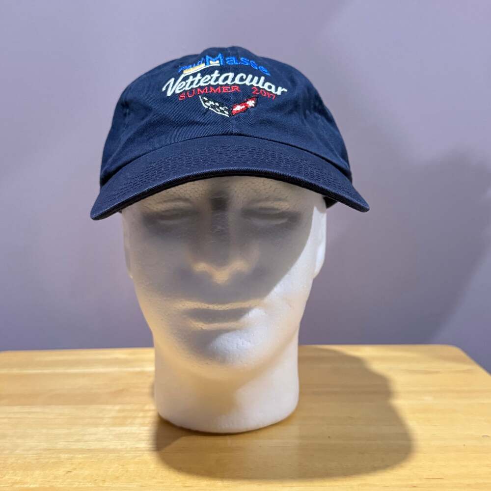 Bayside Made in USA Vettetacular Summer 2017 Corvette Event Navy Blue Strapback
